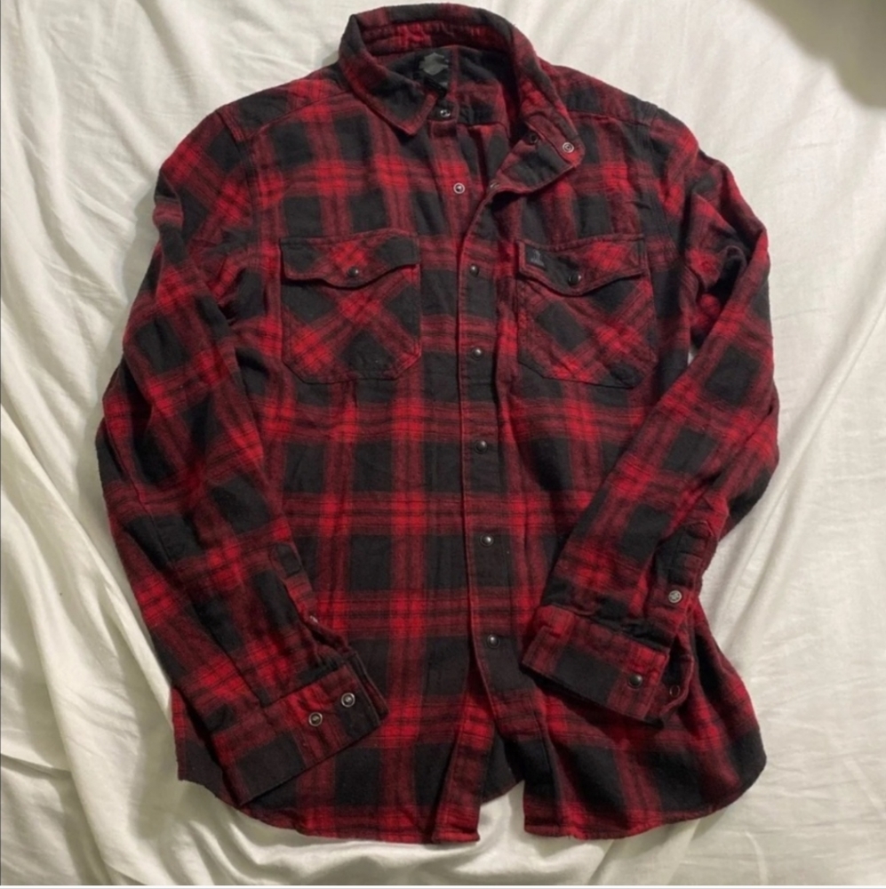 Harley Davidson Flannel Shirt Size: Medium